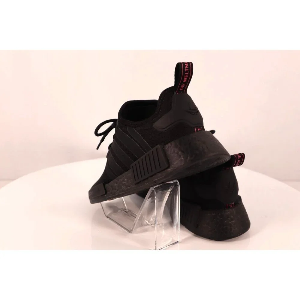 Adidas women's NMD_R1 Black‎ & Pink Sneakers Size 9 1/2